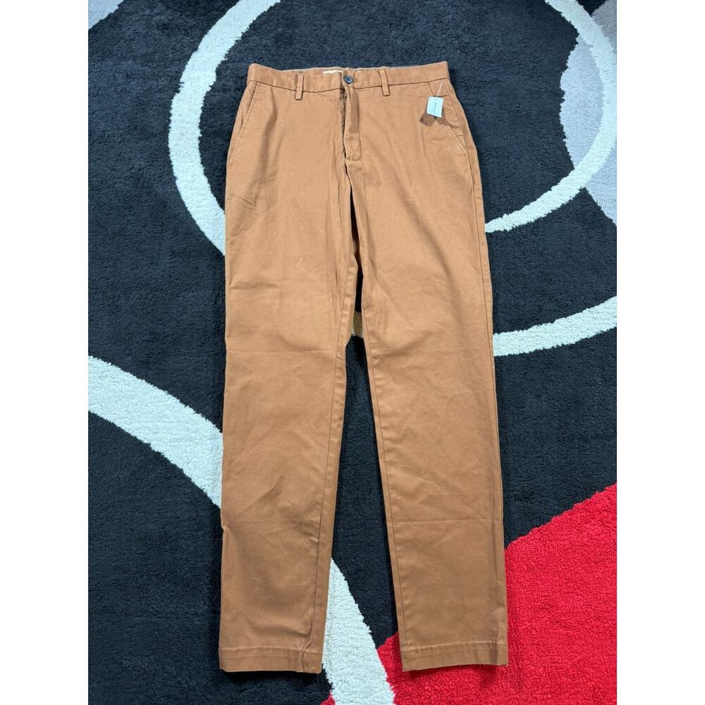 Banana Republic Pants Mens 31x34 Lived In Chino Brown Athletic Fit Preppy Casual